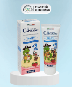 Kem đánh răng Capitano Trẻ Em Hương Dâu Pasta del Capitano 1905 Baby Strawberry