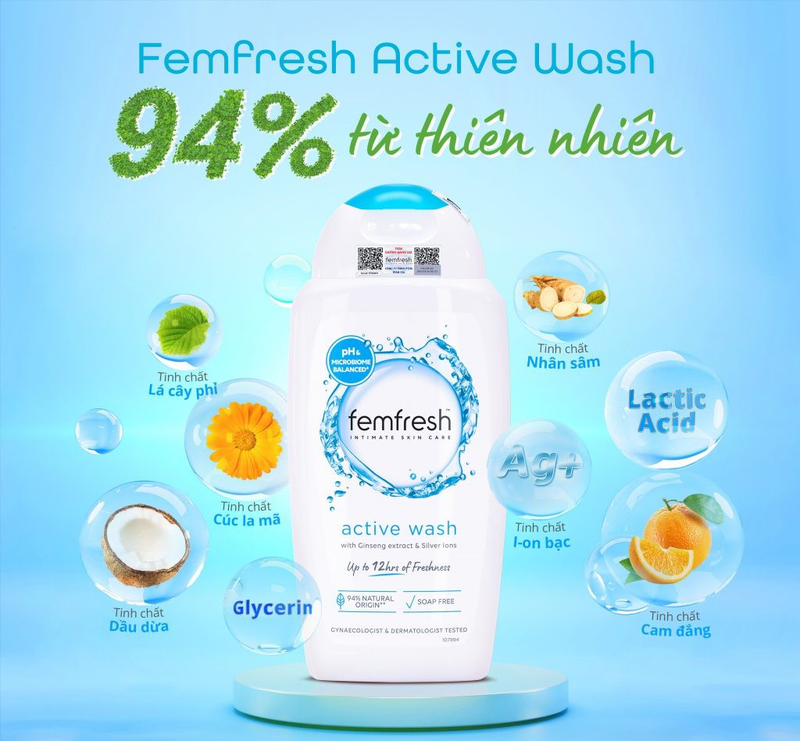 Tìm hiểu dung dịch vệ sinh Femfresh: Công dụng từng màu ra sao? 3