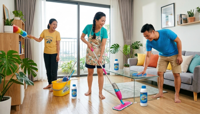 vệ sinh nhà cửa