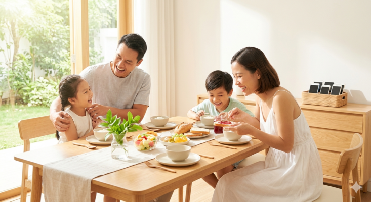 Tạm rời xa mạng xã hội, quây quần bên gia đình