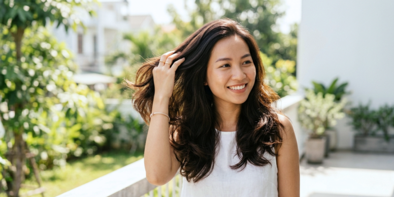 Tần suất gội đầu ảnh hưởng đến sức khỏe mái tóc