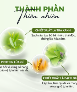 SRM với chiết xuất trà xanh và lá bạch quả
