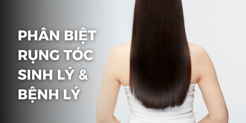 Phân biệt rụng tóc sinh lý và rụng tóc bệnh lý