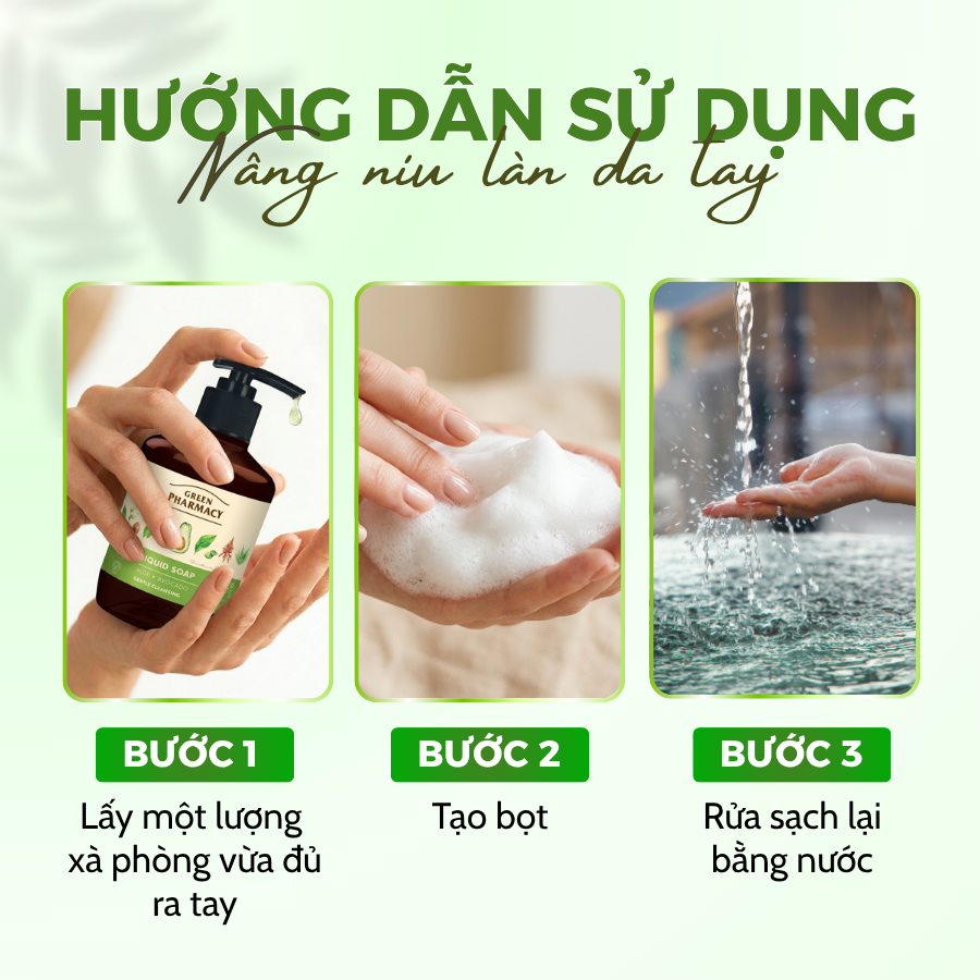 Xà Phòng Rửa Tay Thiên Nhiên Green Pharmacy Chiết Xuất Lô Hội Và Dầu Bơ 460ml Dạng Túi Thay Thế - Ảnh 7